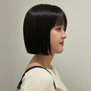 ショート 透け感カラー/顔周り レイヤー arisaのヘアスタイル