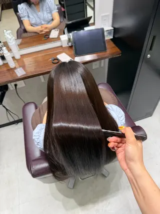 ロング 後藤 優瞳のヘアスタイル
