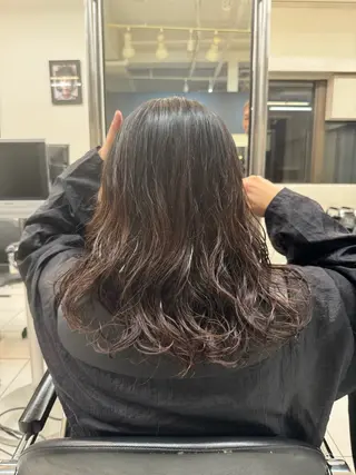 ロング パーマ 大庫 桜のヘアスタイル