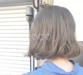 ミディアム カラー ハイトーンカラー♡ yuのヘアスタイル