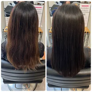 セミロング OFF YUYAのヘアスタイル