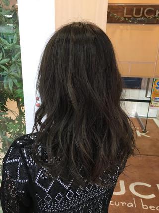 セミロング 植田 敬太のヘアスタイル