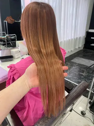 ロング 外れにくいエク💚 EST梅田TAKIのヘアスタイル