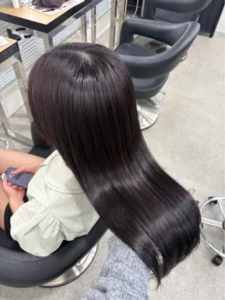 ロング miku/ラベンダー 透明感カラー🪻❤︎のヘアスタイル