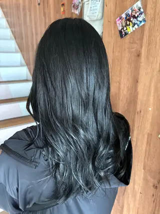 ロング カラー パーマ ヘアアレンジ 【暗め透明感カラー】 【インナー】小島良太のヘアスタイル