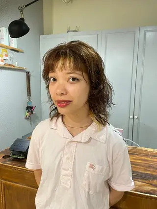 ミディアム カラー 🤩噂のMr.髪ポジ ティブ®️yu🤩のヘアスタイル