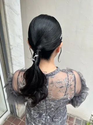 ロング SAKURA/ ヘア セットモデル募集のヘアスタイル