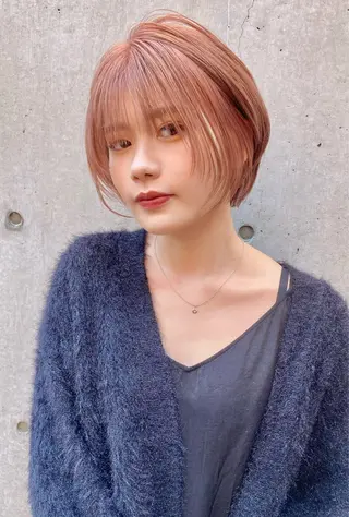 ショート カラー ❣️縮毛矯正/ボブ /カラー/渡部晃輝のヘアスタイル