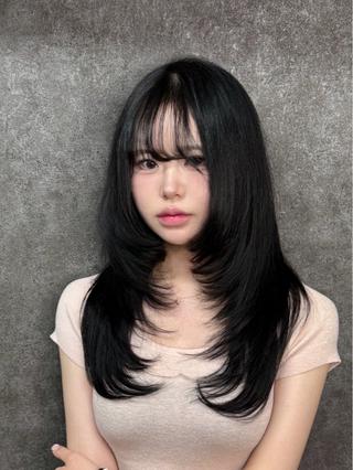 ロング manabu🦇 馴染ませプルエクステのヘアスタイル