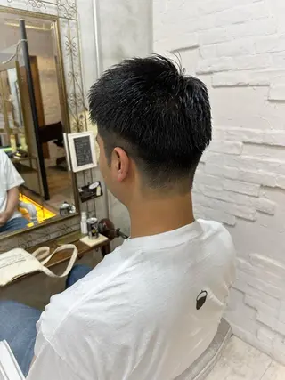 メンズ カット スパのヘアスタイル