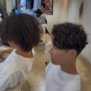 ミディアム 石川 大瑚のヘアスタイル
