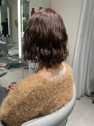 ショート 透明感巻ける縮毛矯正 可愛いStyle杏琉のヘアスタイル