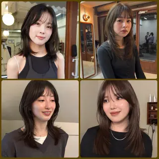 セミロング 橋本叶夢/ お洒落hairのヘアスタイル