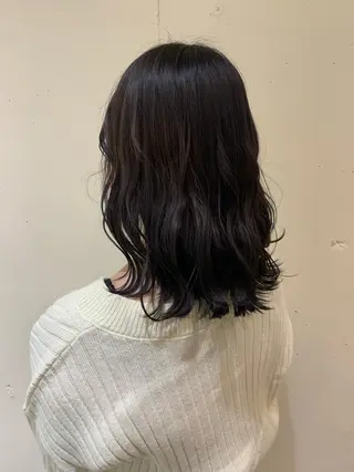 ミディアム カラー 💖クボ モモ💖のヘアスタイル
