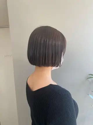 ミディアム カラー ヘアアレンジ ボブ /ニュアンス/ satomi🧸💖のヘアスタイル