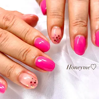 ネイル Honey me ❁⃘*.゚のネイルデザイン