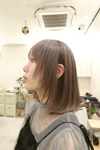 ミディアム カラー パーマ ⭐️ボブ/ショート りゅうしんのヘアスタイル