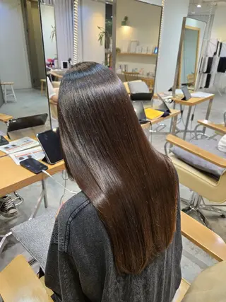 ロング 柏Wcolor/UC HIBORINAMIのヘアスタイル