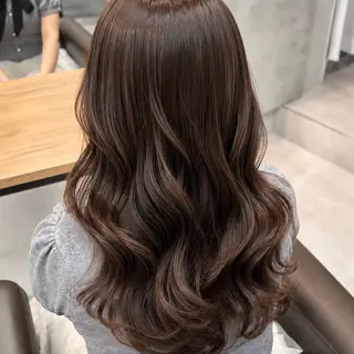 ロング カラー うる艶カラー 顔周りカット♡ikuのヘアスタイル