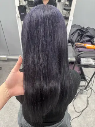 ロング カラー 韓国うる艶ハイトーン 💙ayana💙のヘアスタイル