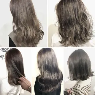 カラー 夜23時まで予約🉑 reverieあきらのヘアスタイル