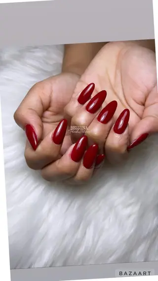ロング ネイル BELLUNA Mizuki❤︎のネイルデザイン