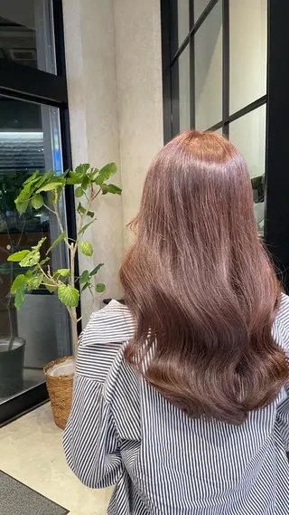 カラー 縮毛矯正ブリーチなし 🍒❤ゆうきのヘアスタイル