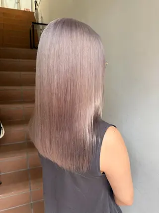 ロング 艶々ブリーチ職人🎀 あげは💖のヘアスタイル