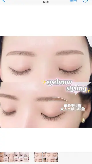 アイブロウ heileebro wのマツエク・マツパデザイン