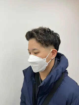 ショート メンズ 木下 紗綾のヘアスタイル