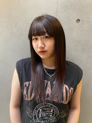 ロング 透明感/くすみカラー 🎀ここみ🎀のヘアスタイル