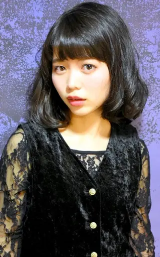 ミディアム カラー パーマ ★竹本 千春★のヘアスタイル