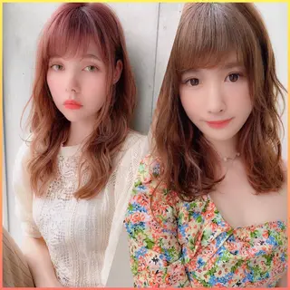ミディアム 顔周りレイヤー/新宿 /モテ艶カラー/航介のヘアスタイル