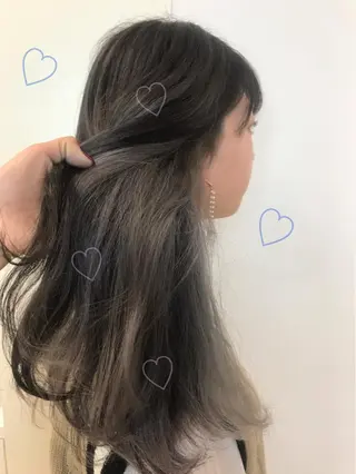 セミロング カラー 新宿駅近♡個室 ♡関口三都季🌜のヘアスタイル
