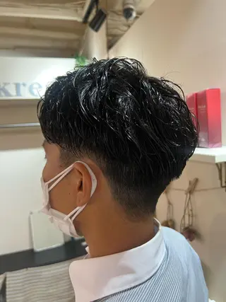 ショート パーマ メンズ メンズカットパーマ ✂️ JOYAのヘアスタイル