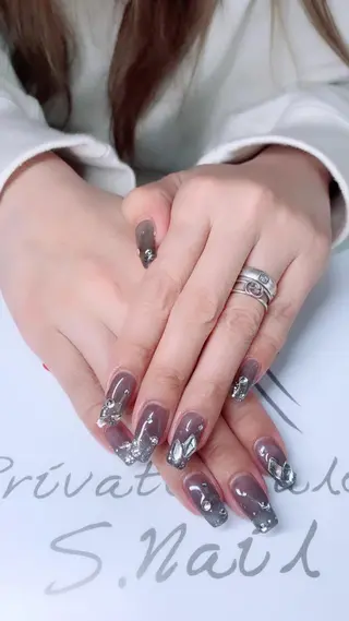 ネイル 大分S.Nail ⟡.*💠🫧のネイルデザイン