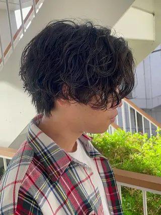 パーマ メンズ メンズモテパーマ💙 fuwaのヘアスタイル