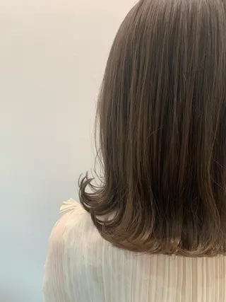 ミディアム カラー ヘアアレンジ ダブルカラー｜ なおき｜池袋美容師のヘアスタイル