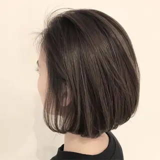 ショート カラー 髪質改善カラー韓国風 レイヤーtudaのヘアスタイル