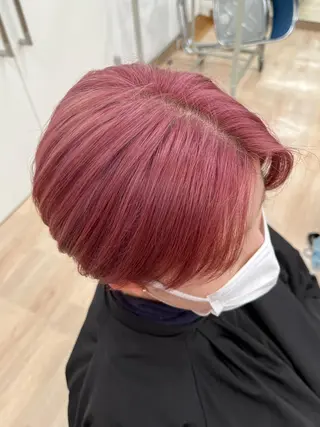 ショート カラー 暖色/ブリーチカラー 🎀 M i k uのヘアスタイル