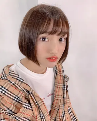 ショート カラー メンズ縮毛矯正 細谷碧海のヘアスタイル