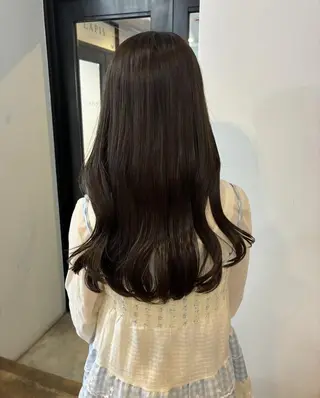 ロング カラー loty すずなのヘアスタイル