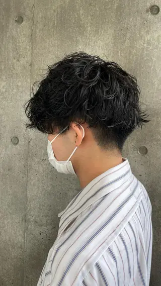 メンズ もりたみかこ 美容師お休み中のヘアスタイル