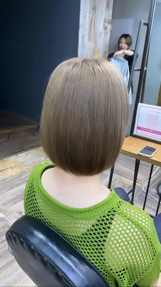 ミディアム 的場 渉のヘアスタイル