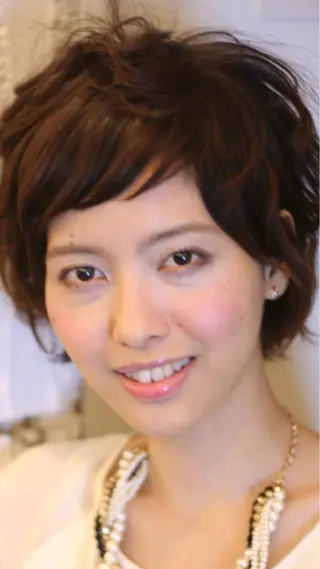 ショート 工藤 久美のヘアスタイル