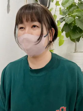 ショート カラー 緒方リエ 時短ショート・ボブのヘアスタイル