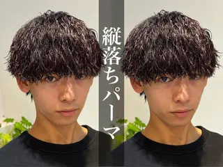 ショート パーマ メンズ パーマ職人DAIKI ツイスパ/波巻きのヘアスタイル