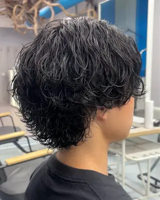 パーマ メンズ メンズパーマ/韓国 ヘア/Mino🤍のヘアスタイル