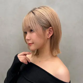 ミディアム カラー 🩷小川大輔🩷 ボブ/インナーカラーのヘアスタイル