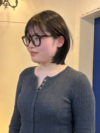 ショート カラー ナチュラル大人っぽい スタイル MAORIのヘアスタイル